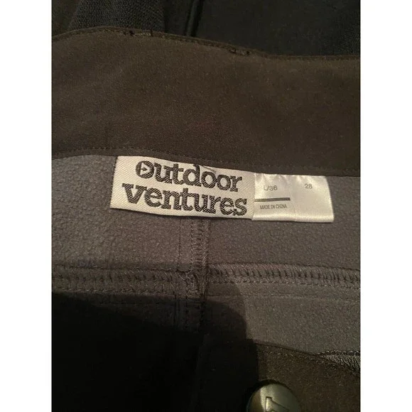 Outdoor Ventures Fleece Lined Hiking Pants Size L 28 NWT - Picture 3 of 6